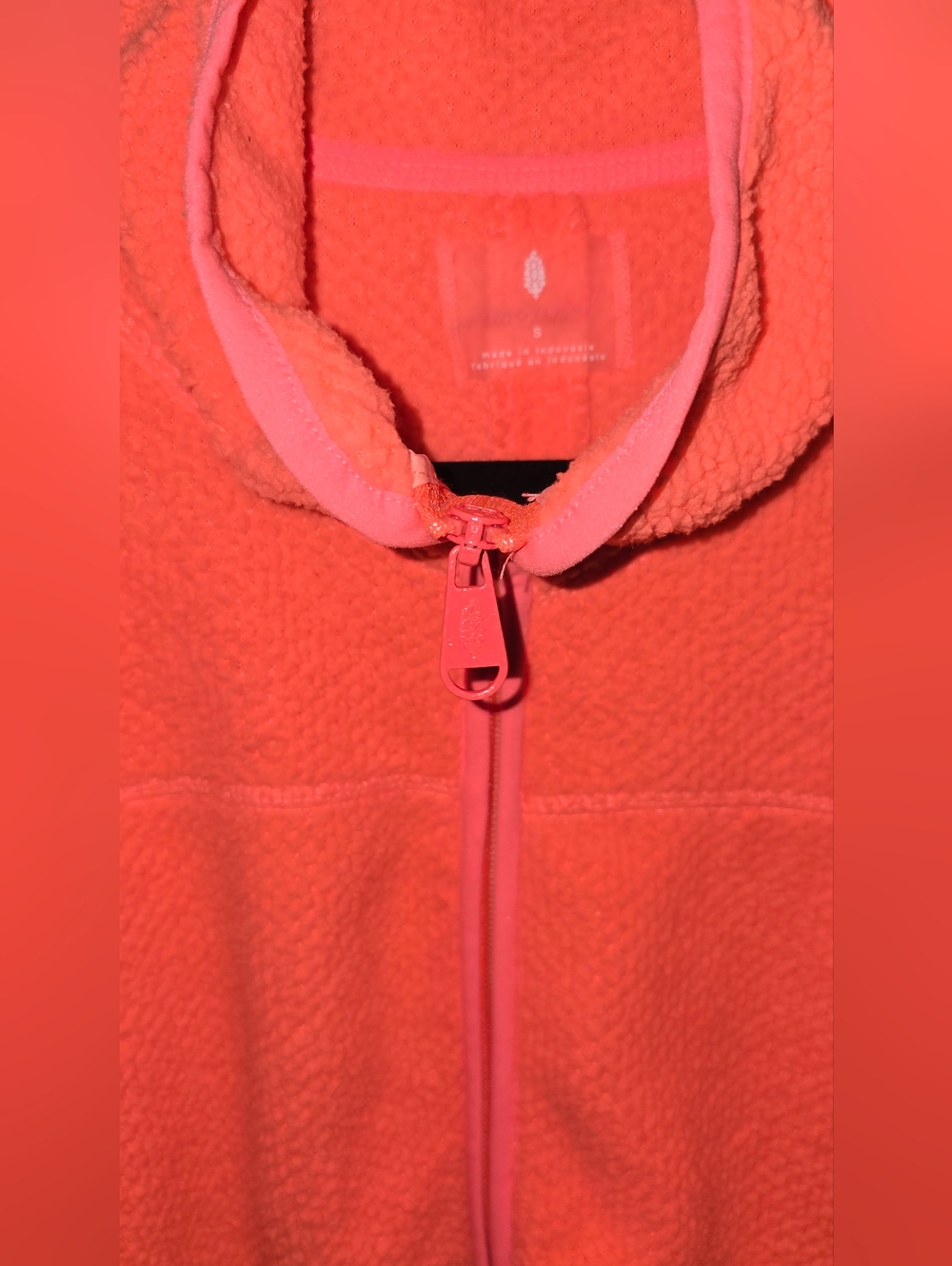 Free People FP Movement Ziggy Up Fleece Jacket Size Small - Picture 10 of 10